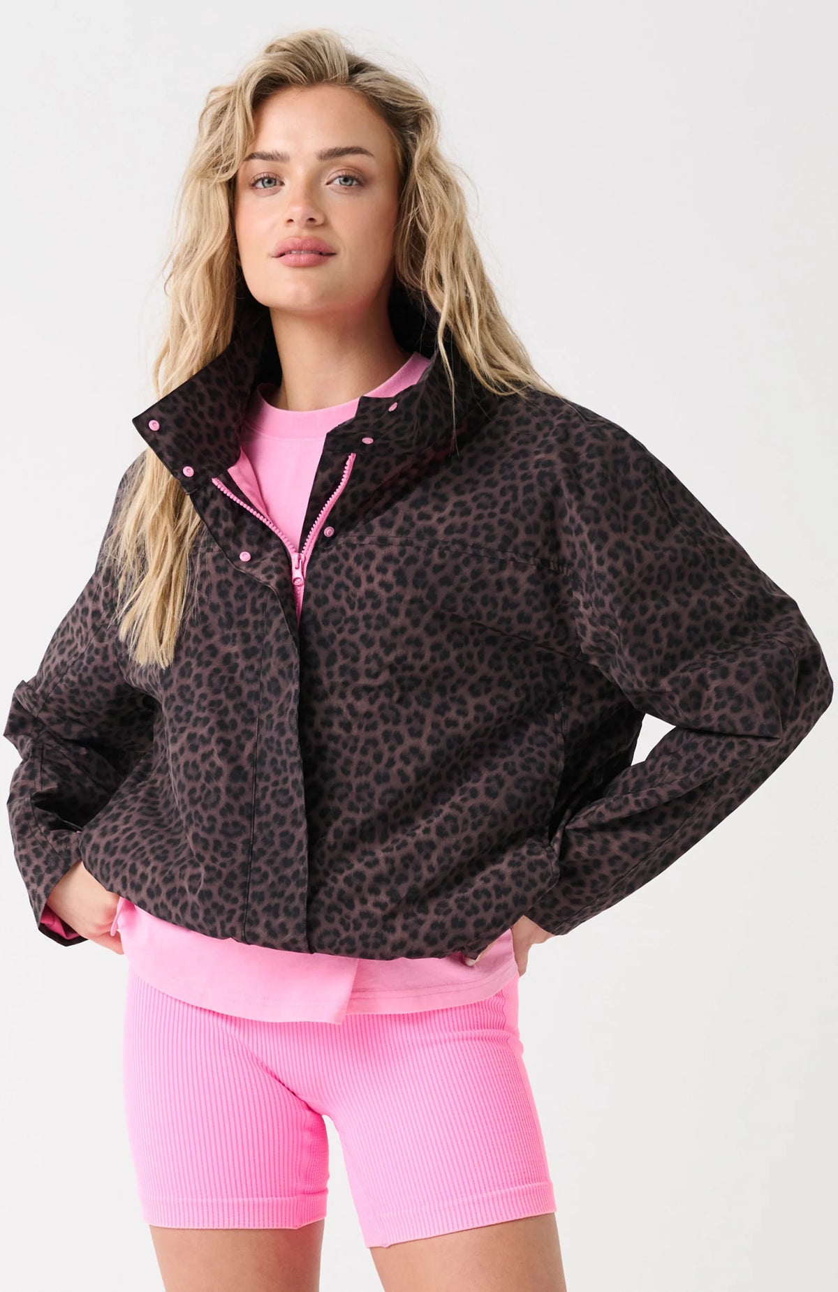 Beau Spray Jacket - Choc Leopard