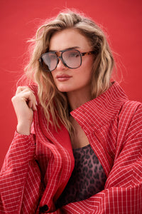 Beau Spray Jacket - Red Check