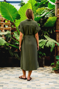 Carlson Dress Moss by Boho