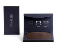 Fox and Leo Glasses Case - Chocolate