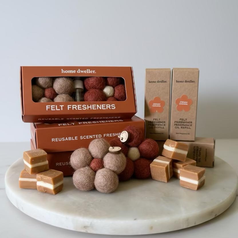 Felt Flower Fresheners