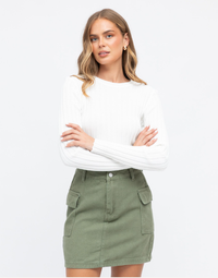 Alicia Cargo Mini Skirt