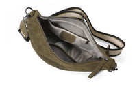 Crescent Bag Suede Olive by HI HO & CO