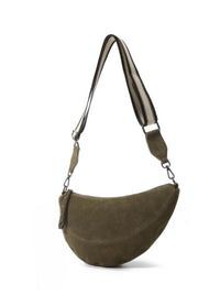 Crescent Bag Suede Olive by HI HO & CO