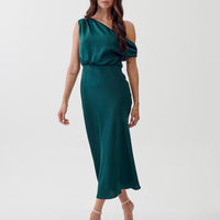Gaia Emerald Dress
