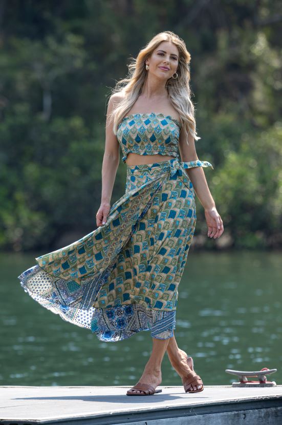 Dalah Wrap Skirt by Cienna