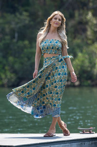 Dalah Wrap Skirt by Cienna