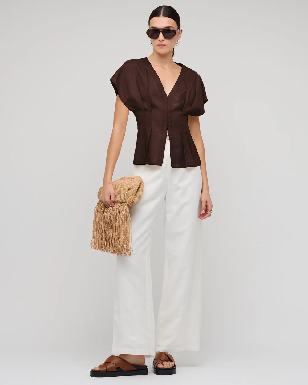 Estelle Pleated Blouse