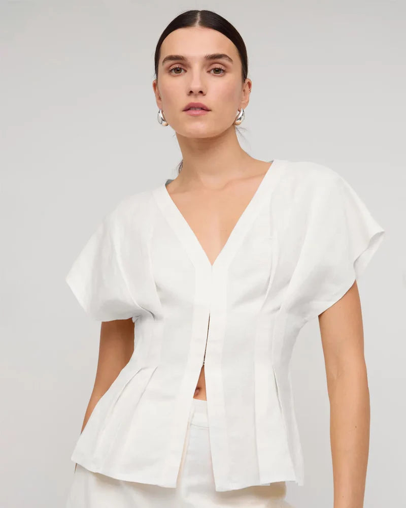 Estelle Pleated Blouse