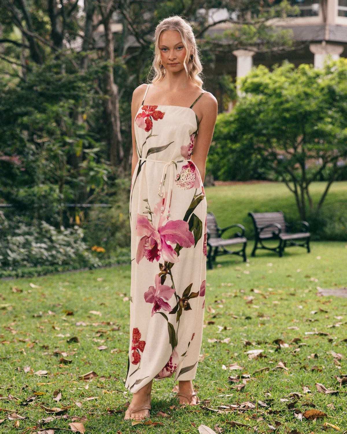 Floral Fantasy Maxi Dress by White Closet