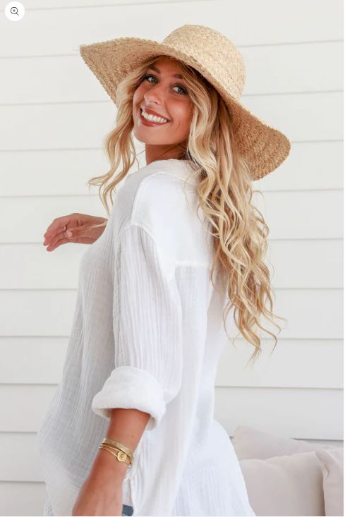 Golden Coast Straw Hat by Free Spirit Australia