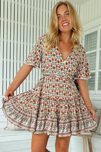 Harlowe Print Daya Dress by Jaase