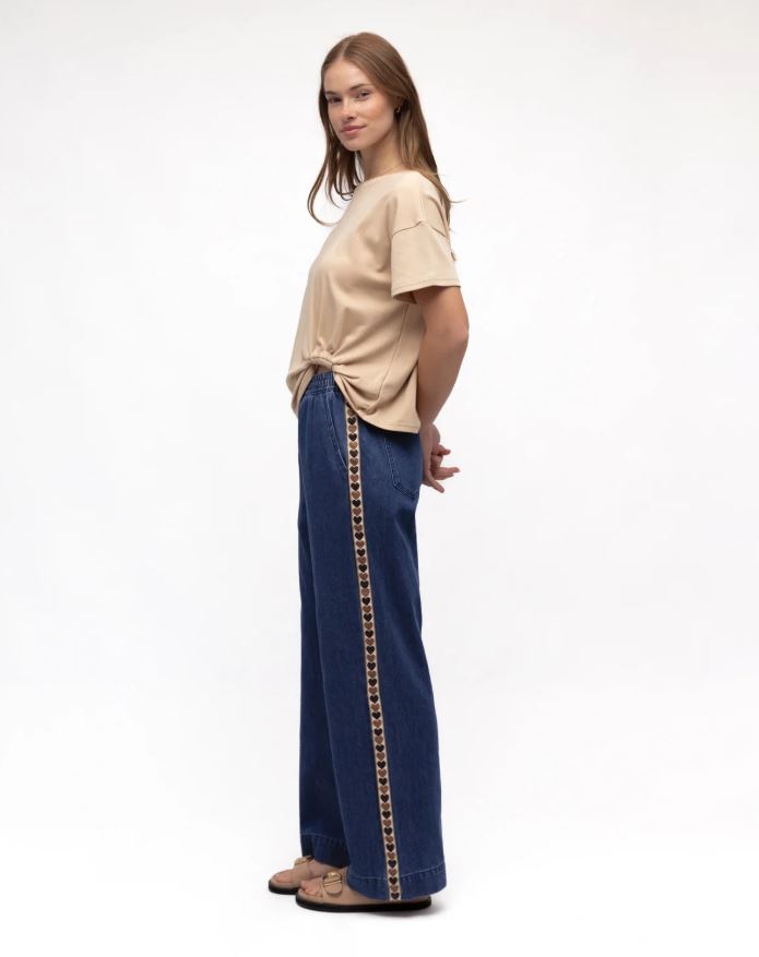 Heart Detail Jean by Label of Love