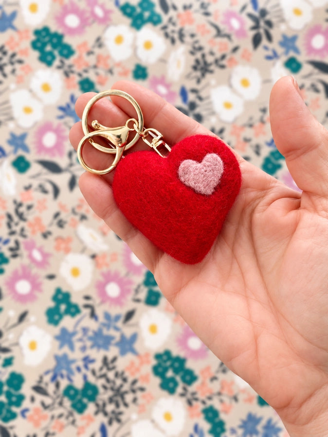 Heart Key Chain