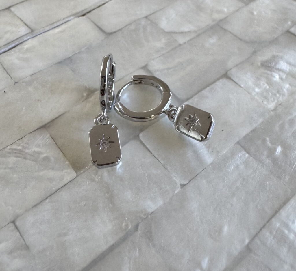 Charlie Sterling Silver Huggie by Hi Ho + Co