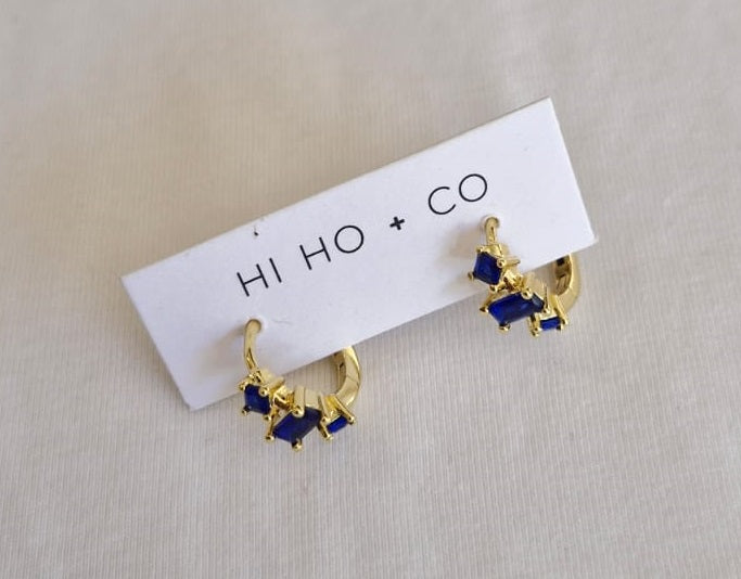 Midnight Blue and Gold Huggies by Hi Ho + Co