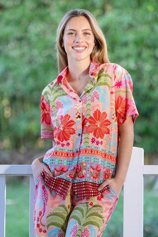 Hibiscus Shirt by Cienna