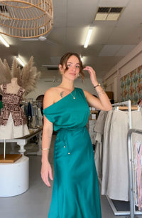 Gaia Emerald Dress