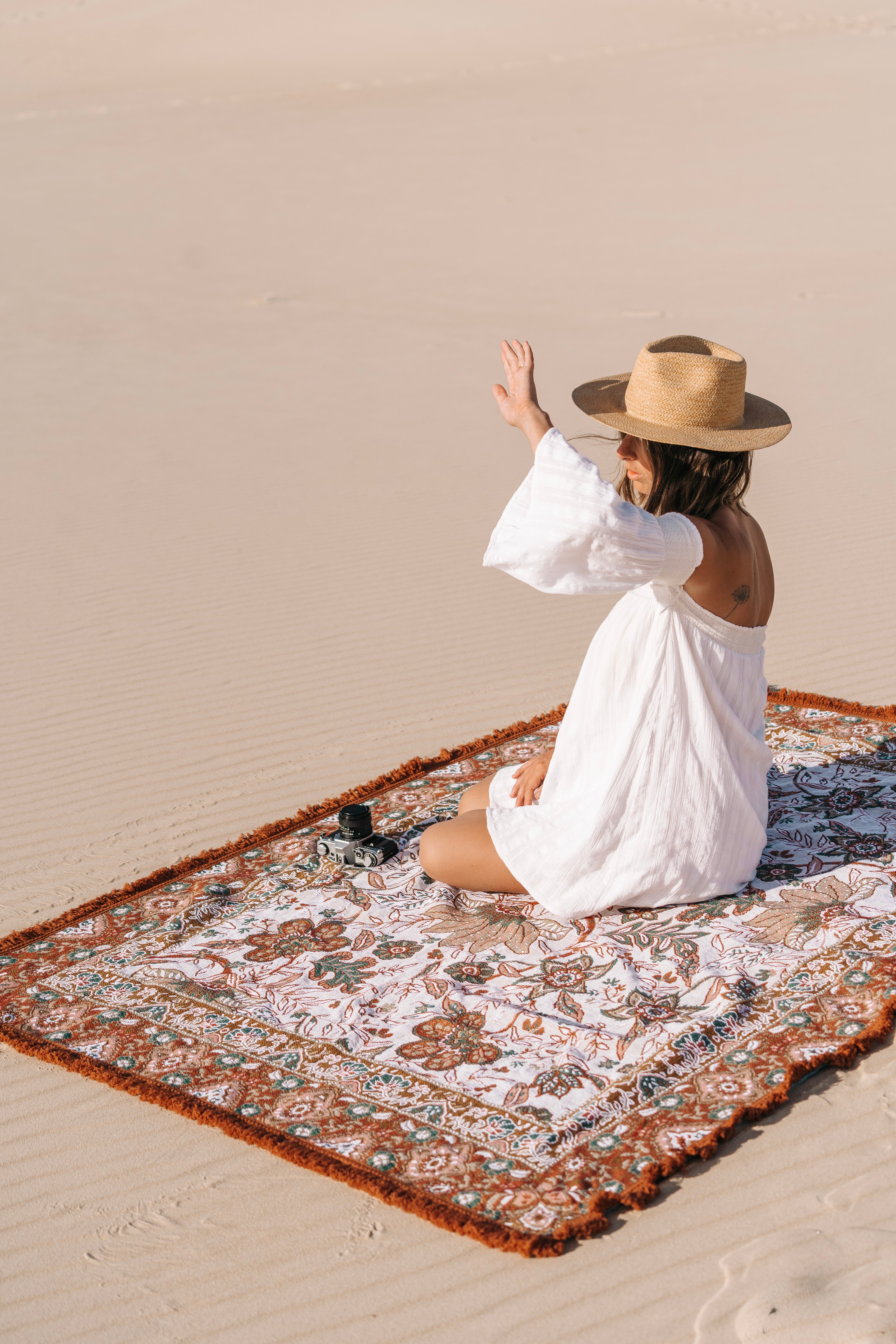 Boho picnic rug sale