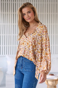 Solara Print Imogen Blouse