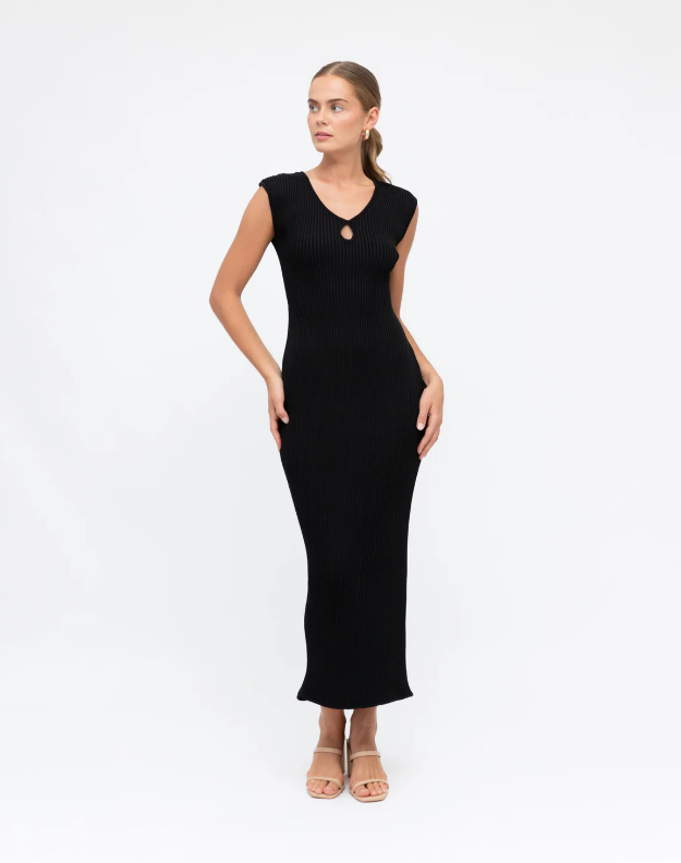 Keyhole Midi Dress