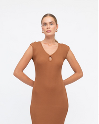 Keyhole Midi Dress