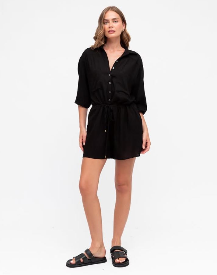 Midnight Muse Playsuit by Label of Love