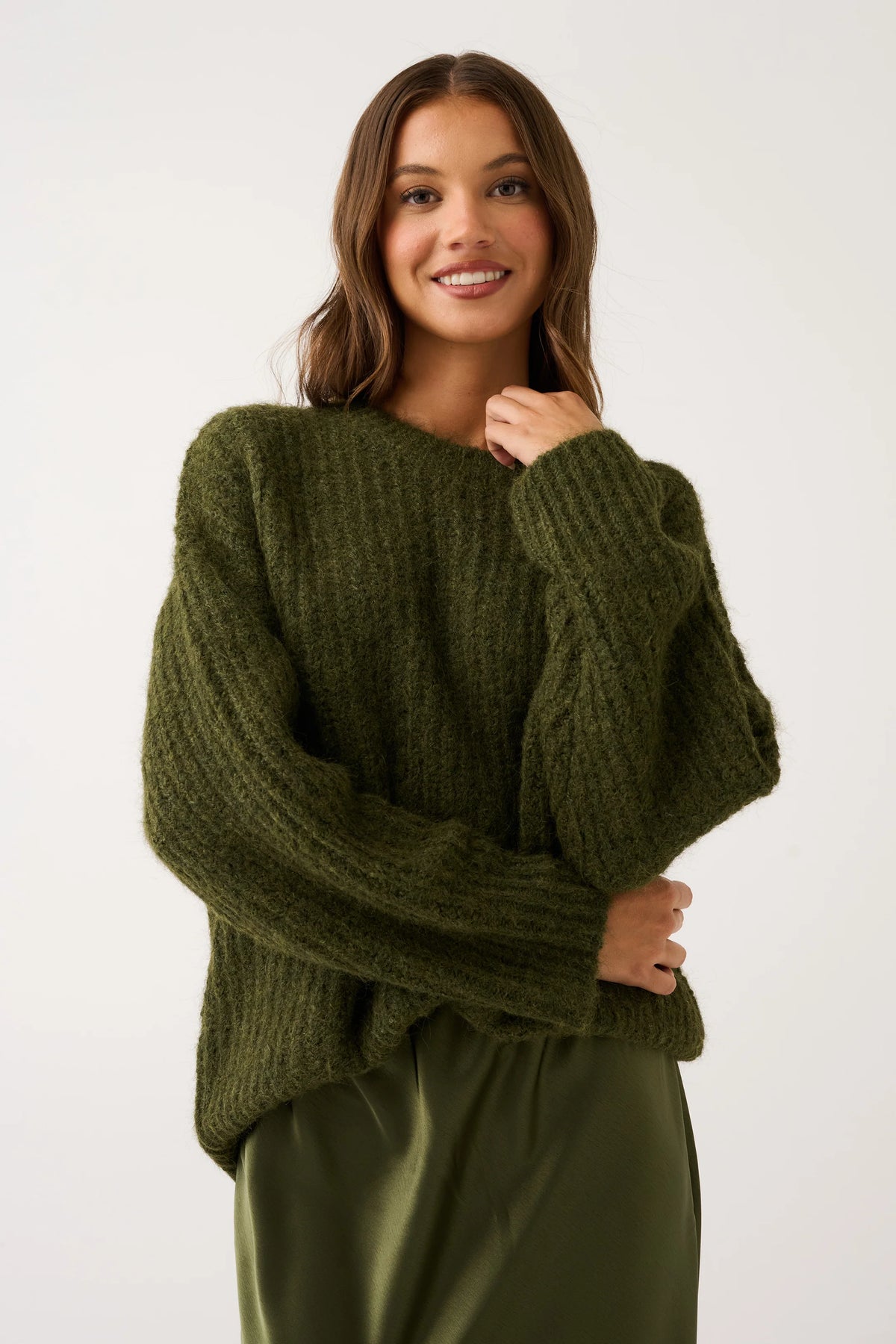Lorenza Knit-Khaki