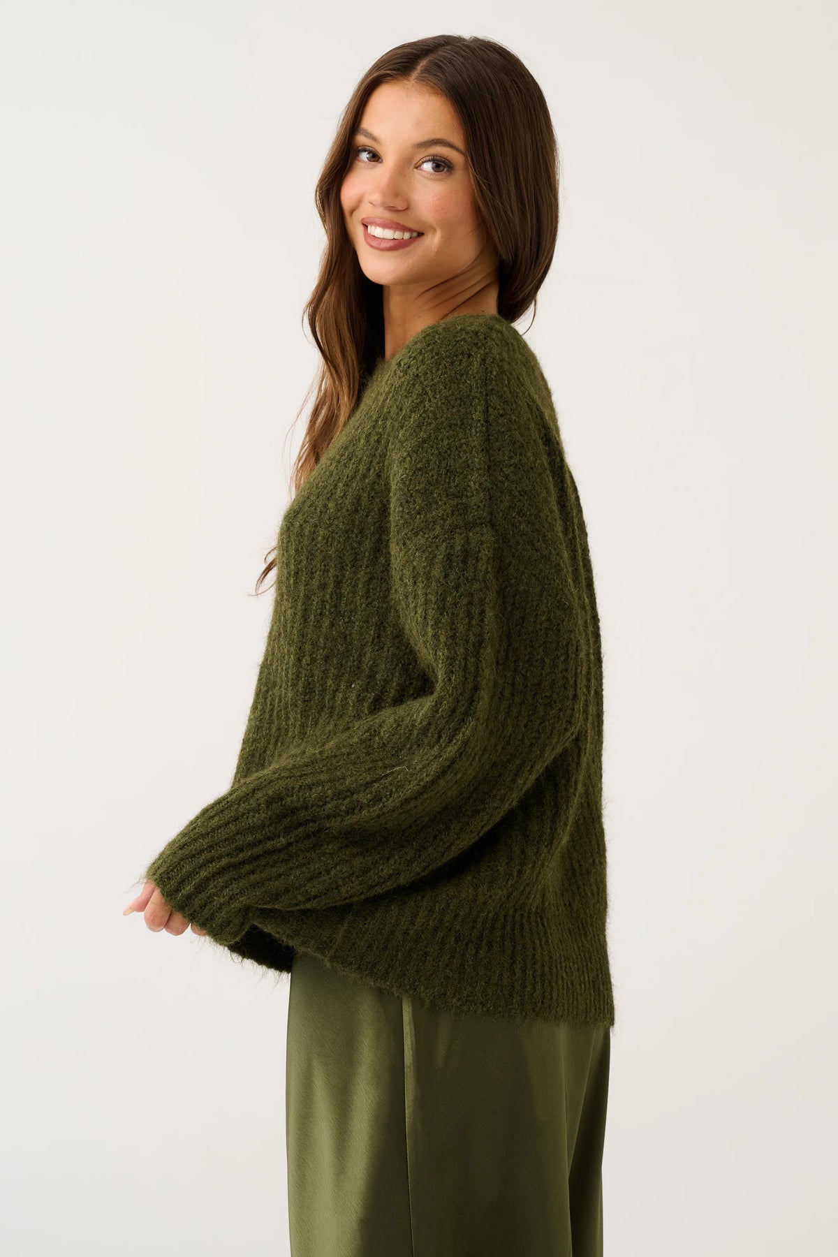 Lorenza Knit-Khaki
