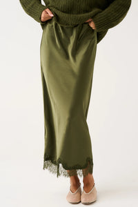 Luna Skirt-Khaki