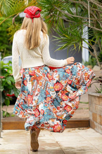 Margot Frill Maxi Skirt by Cienna