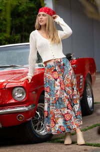 Margot Frill Maxi Skirt by Cienna