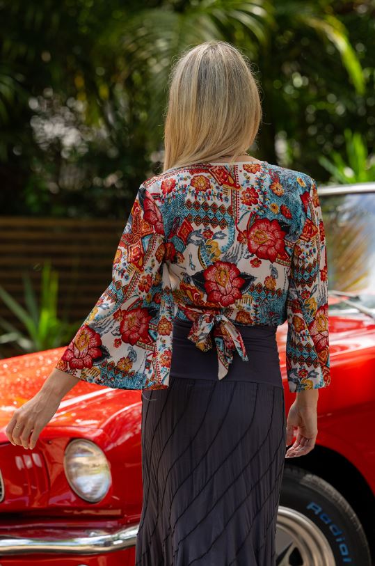 Margot Tie Blouse by CIENNA