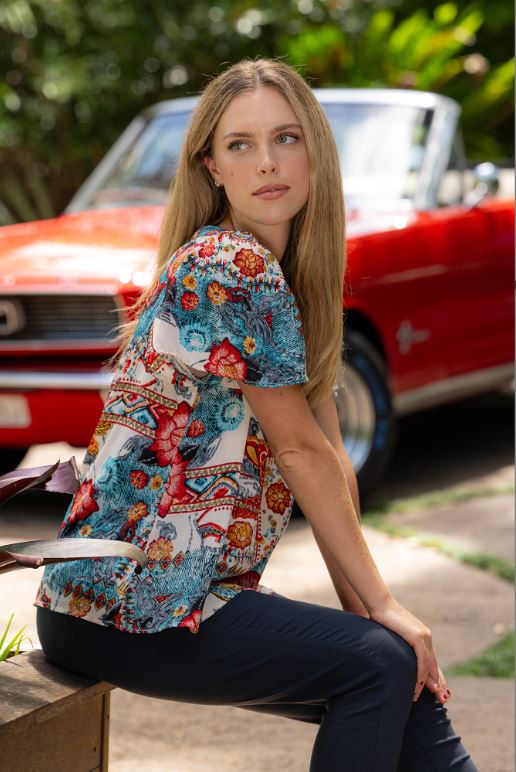 Margot Flare Sleeve Blouse By CIENNA