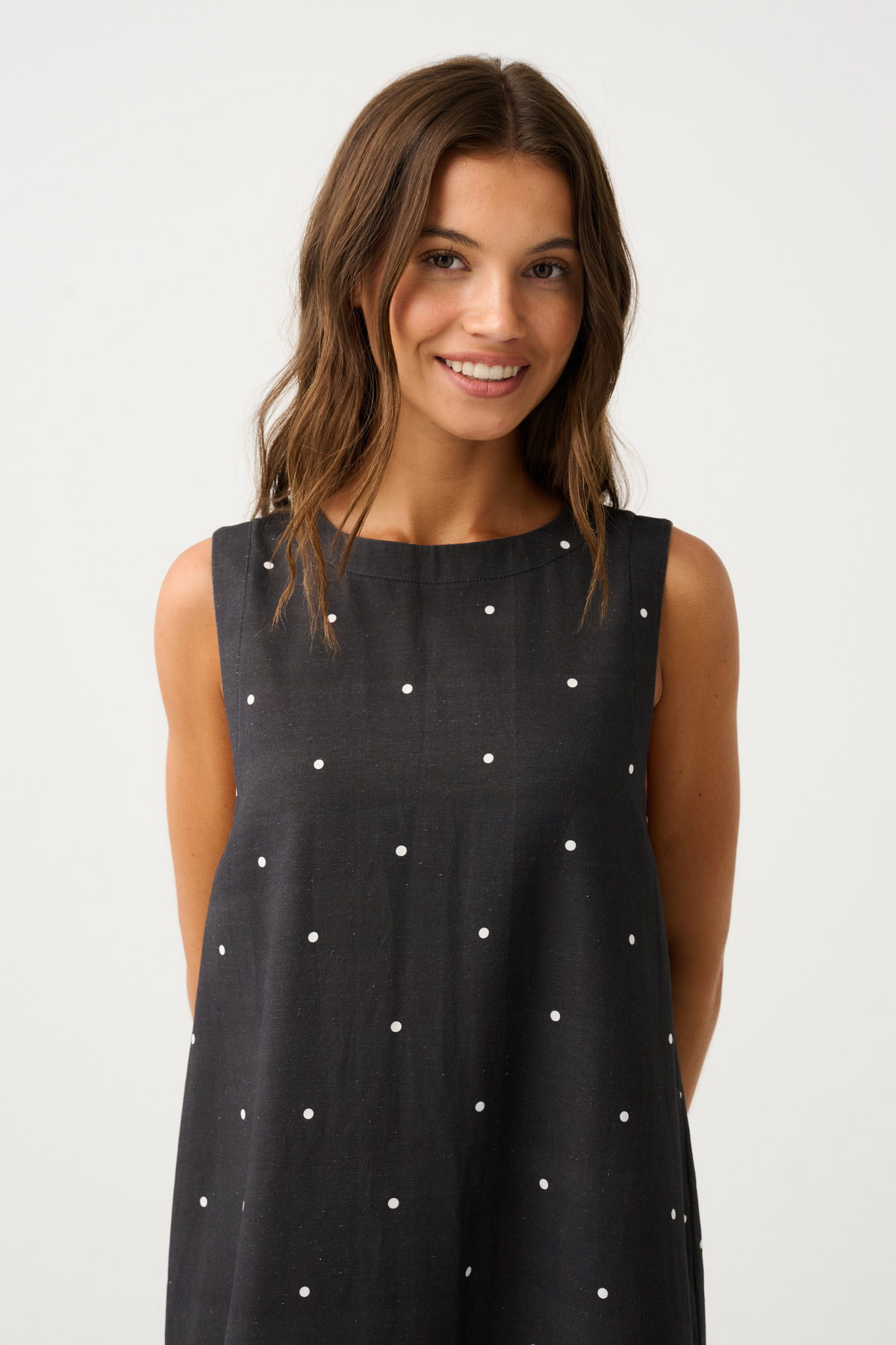 Mason Mini Dress - Black Spot by CARTEL & WILLOW