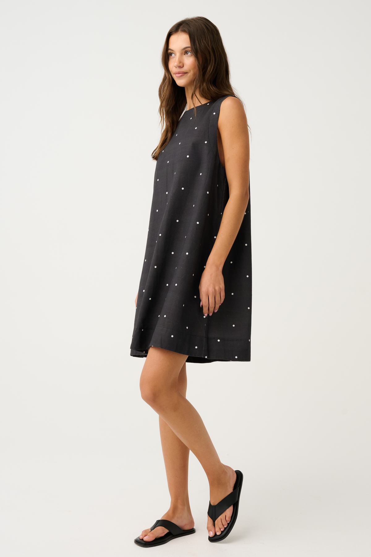 Mason Mini Dress - Black Spot by CARTEL & WILLOW