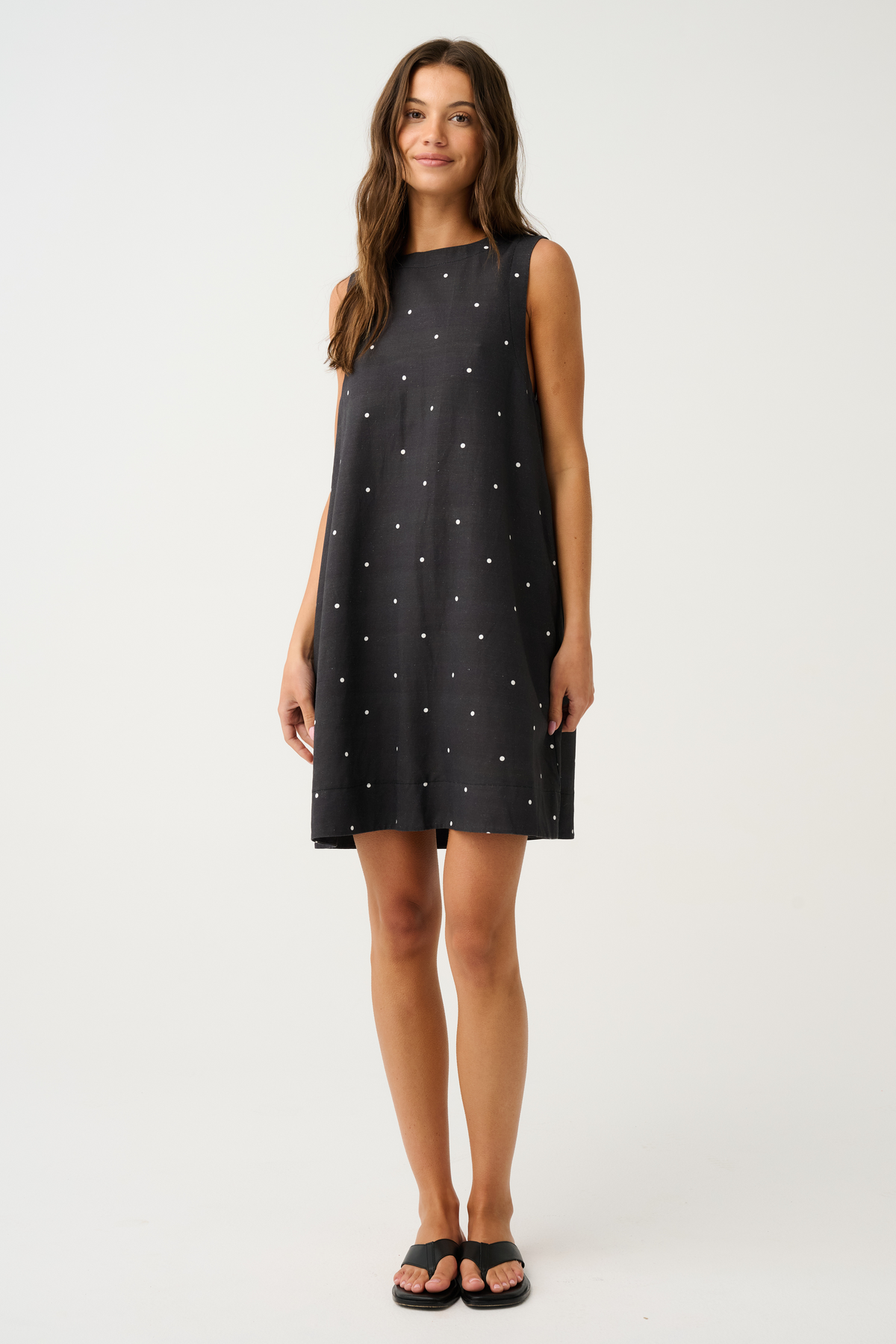 Mason Mini Dress - Black Spot by CARTEL & WILLOW