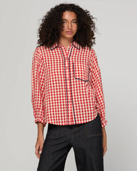 Mizuki Shirt Red by BOOM SHANKAR