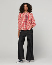 Mizuki Shirt Red by BOOM SHANKAR