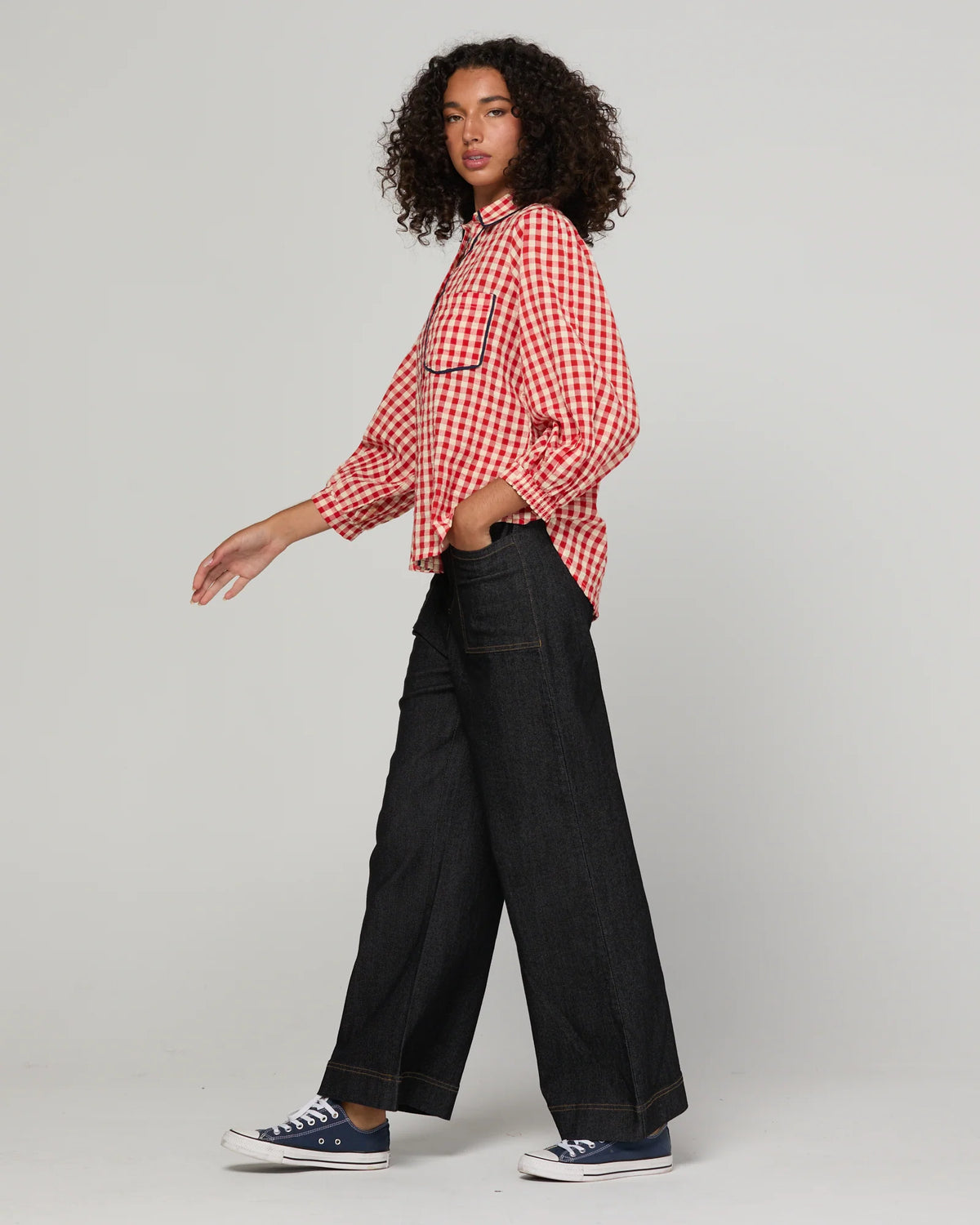 Mizuki Shirt Red by BOOM SHANKAR