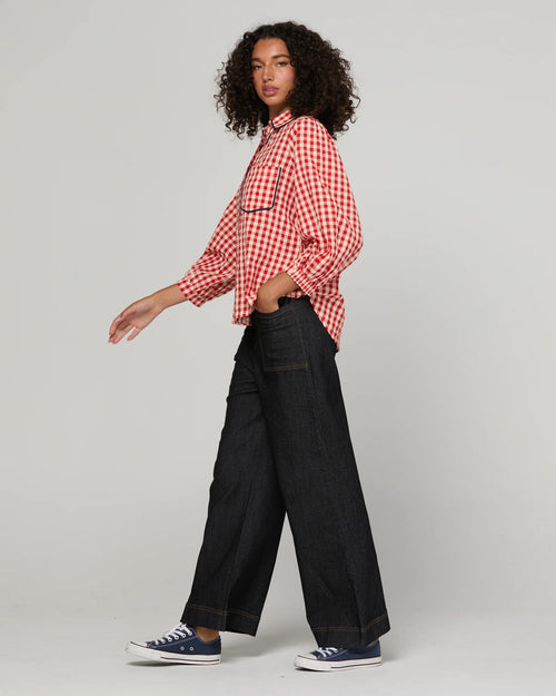 Mizuki Shirt Red by BOOM SHANKAR