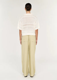 Nova Crochet Polo Knit