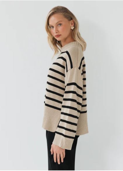 Oatmeal Stripe by White Closet