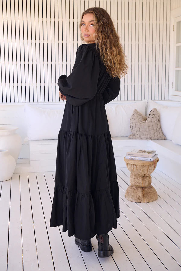 Onyx Cotton Teresa Maxi