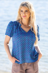 Pirrin Flare Top by Cienna