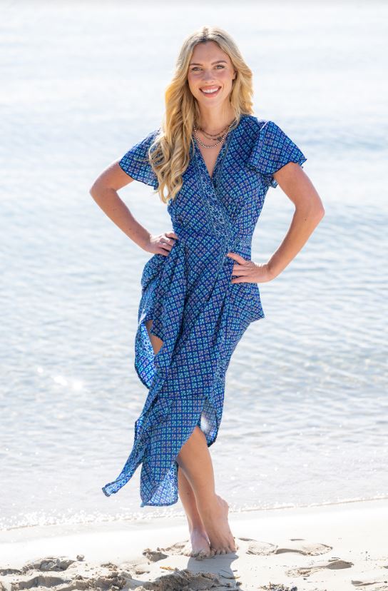 Pirrin Wrap Dress by Cienna