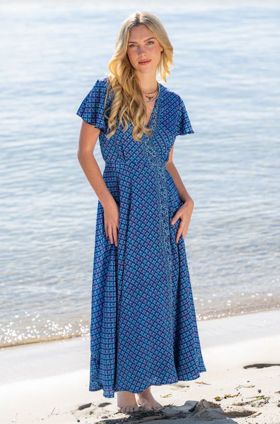 Pirrin Wrap Dress by Cienna