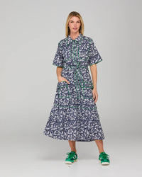 Rishi Dress Izumi Navy by Boom Shankar