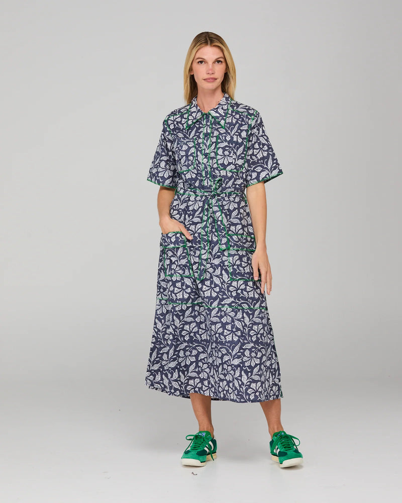 Rishi Dress Izumi Navy by Boom Shankar