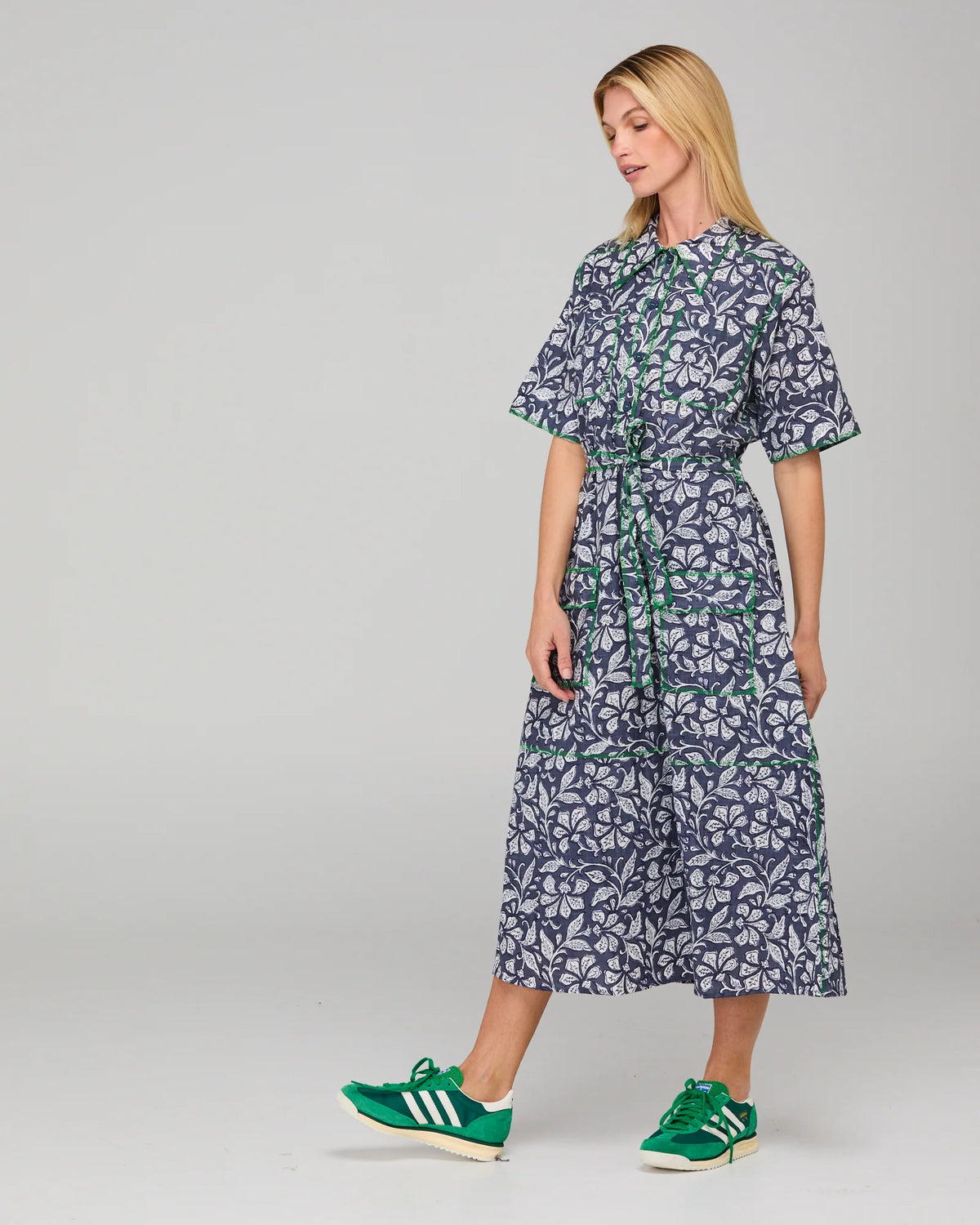 Rishi Dress Izumi Navy by Boom Shankar
